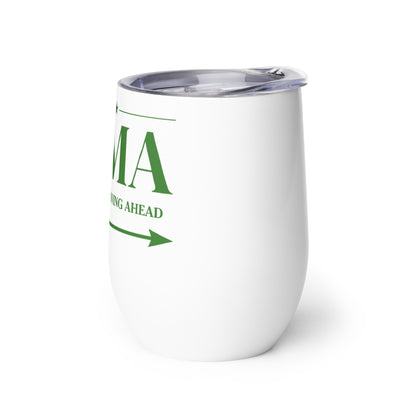 KAMA KEEP AMERICA MOVING AHEAD™ GREEN KAMA WINE TUMBLER