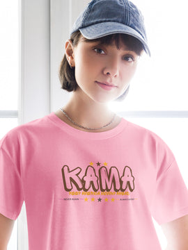 KAMA KEEP AMERICA MOVING AHEAD™ GRAFFITI CROP TOP
