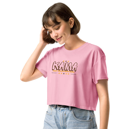 KAMA KEEP AMERICA MOVING AHEAD™ GRAFFITI CROP TOP