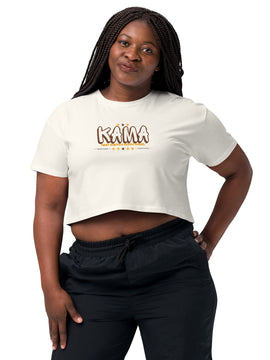 KAMA KEEP AMERICA MOVING AHEAD™ GRAFFITI CROP TOP