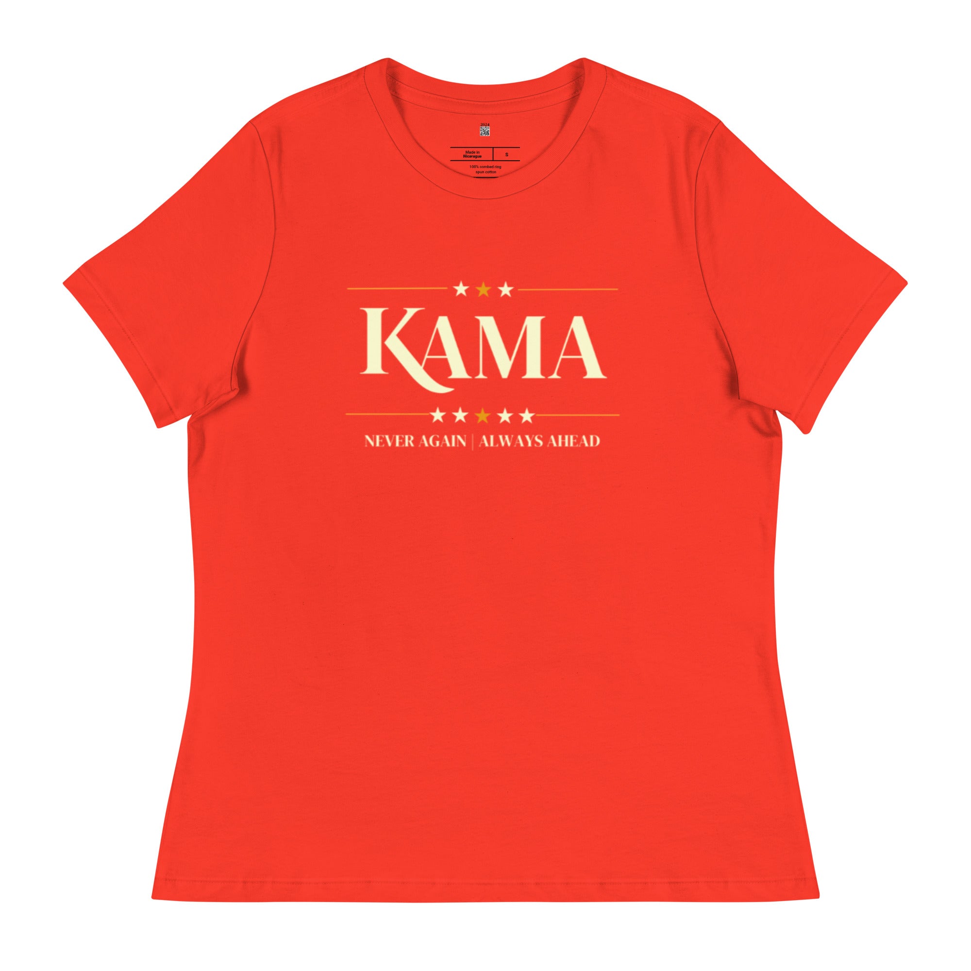 KAMA KEEP AMERICA MOVING AHEAD™ CREAM NEVER AGAIN | ALWAYS AHEAD DIVINE COLLECTION SHIRT