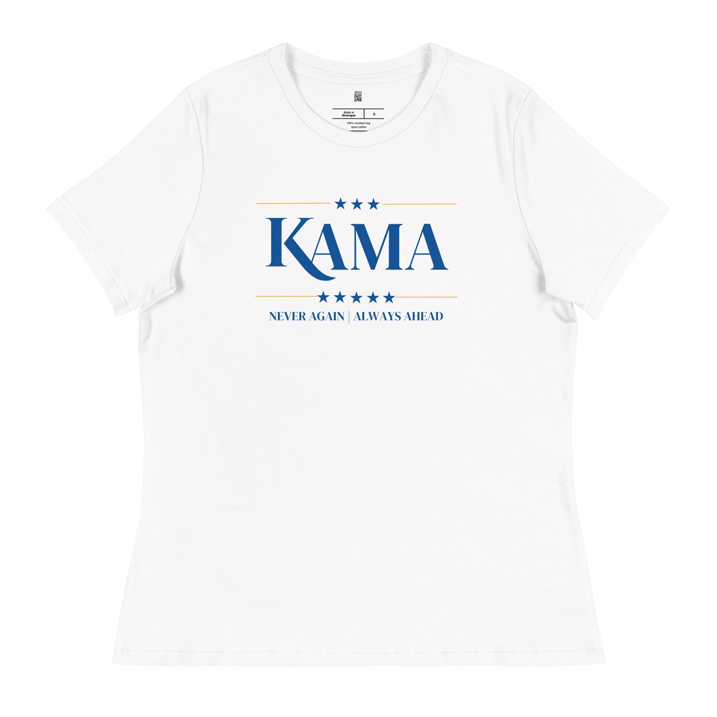 KAMA KEEP AMERICA MOVING AHEAD™ BLUE NEVER AGAIN | ALWAYS AHEAD DIVINE COLLECTION SHIRT