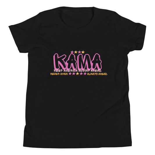 KAMA KEEP AMERICA MOVING AHEAD™ PINK GRAFFITI YOUTH SHIRT