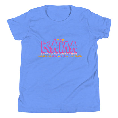 KAMA KEEP AMERICA MOVING AHEAD™ PINK GRAFFITI YOUTH SHIRT