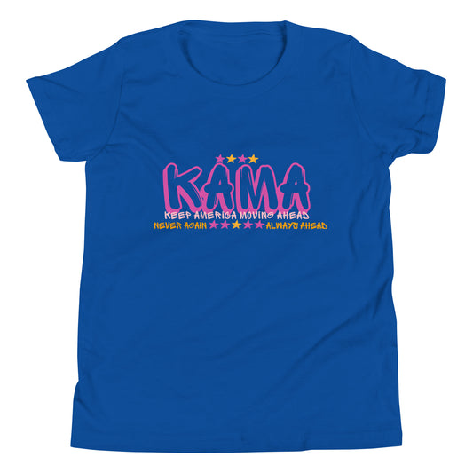 KAMA KEEP AMERICA MOVING AHEAD™ PINK GRAFFITI YOUTH SHIRT